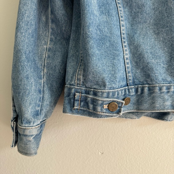 Vintage Georges Marciano For Guess Jean Jacket 80s 90s Denim Size Medium - Picture 12 of 13